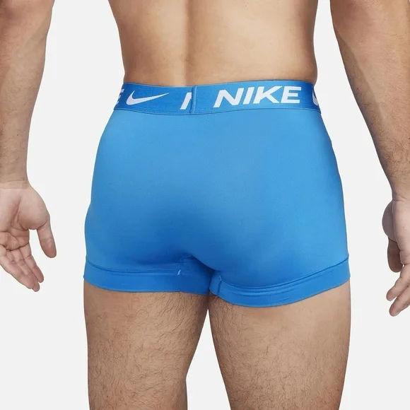 Nike Dri-Fit Essential Micro Trunk Briefs/Shorts - Large - Blue - Nearly New - Picture 2 of 10